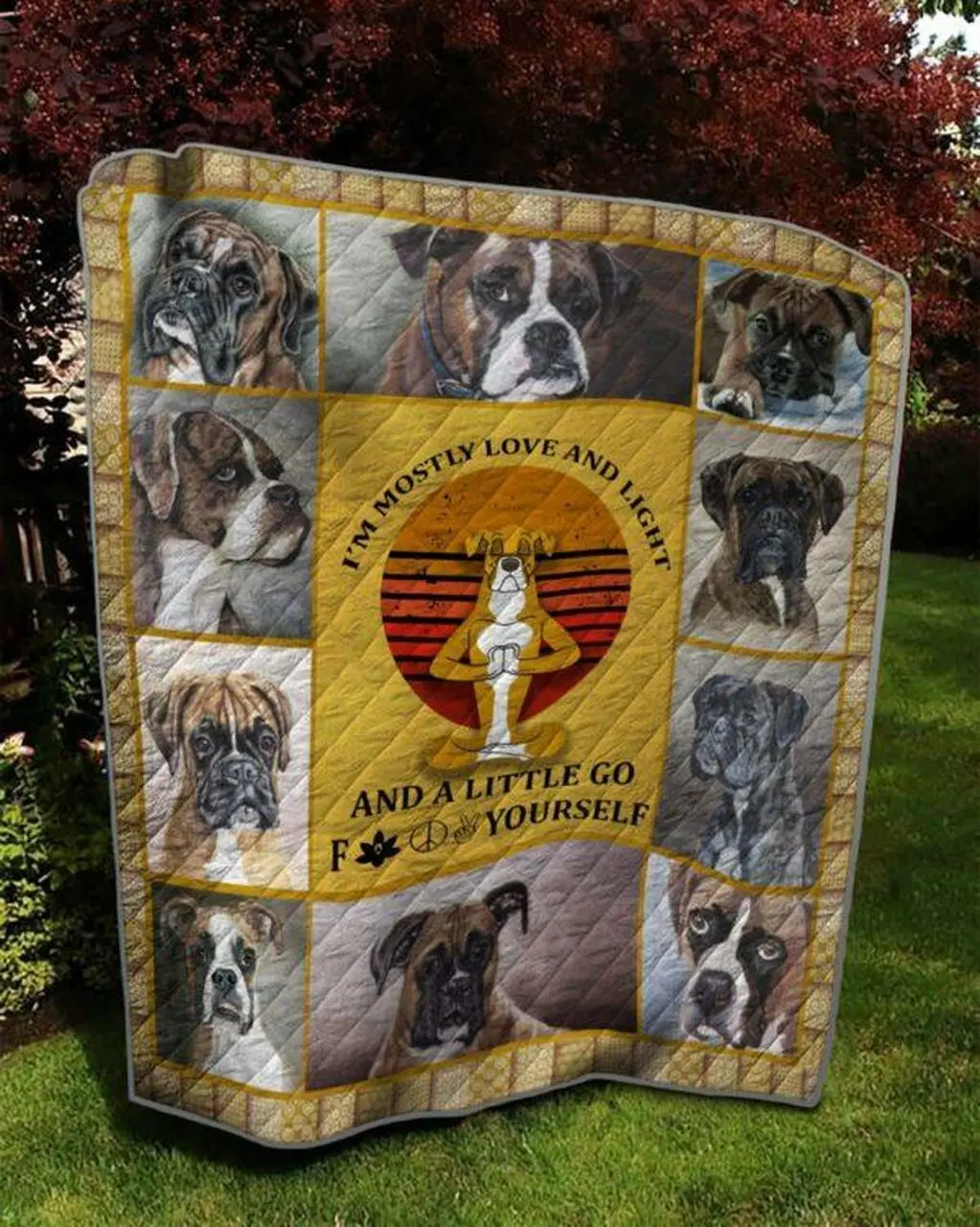 The Boxer Quilt Blanket Quilt and Home Decor