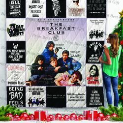 The Breakfast Club Poster Quilt Blanket      and Home Decor