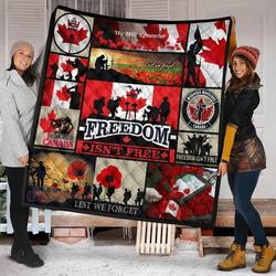 The Canadian Veterans Quilt Blanket Christmas Day Dhc16127033Dd and Home Decor