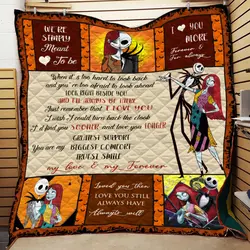 The Couple In Christmas Quilt and Home Decor