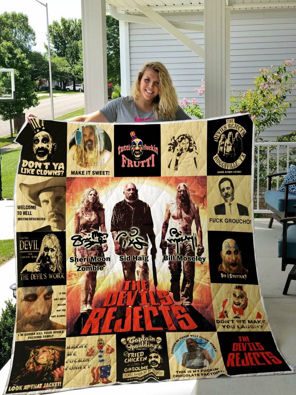 The Devil’S Rejects Quilt Blanket For Fans Ver 17-3 and Home Decor