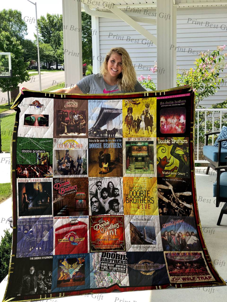 The Doobie Brothers Albums Cover Poster Quilt 2 and Home Decor
