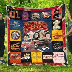 The Dukes Of Hazzard Anniversary Quilt Blanket and Home Decor