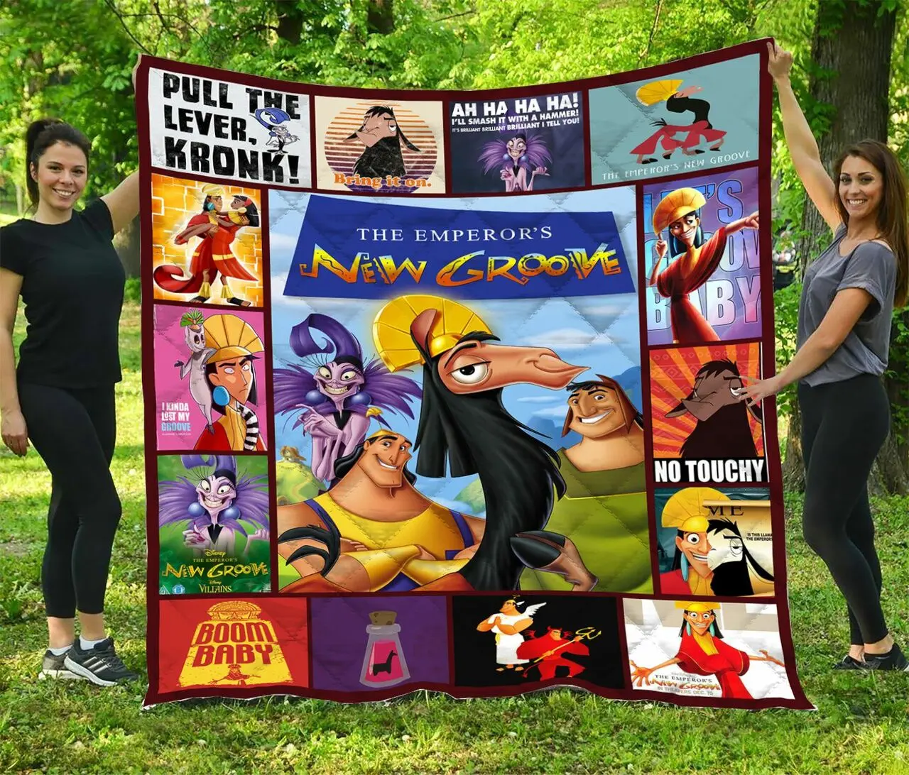 The Emperors New Groove Quilt Blanket and Home Decor
