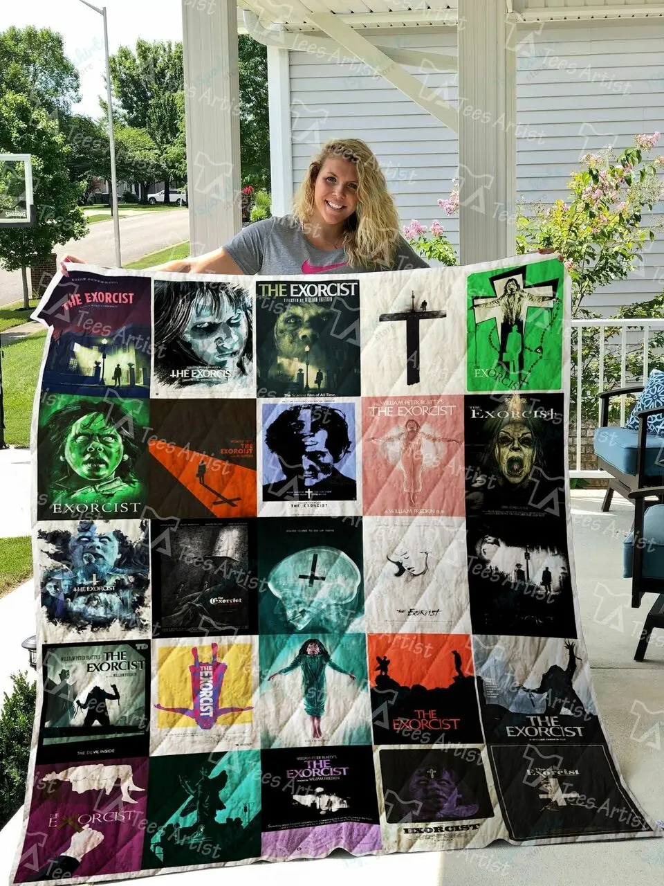 The Exorcist Quilt Blanket 0909 and Home Decor