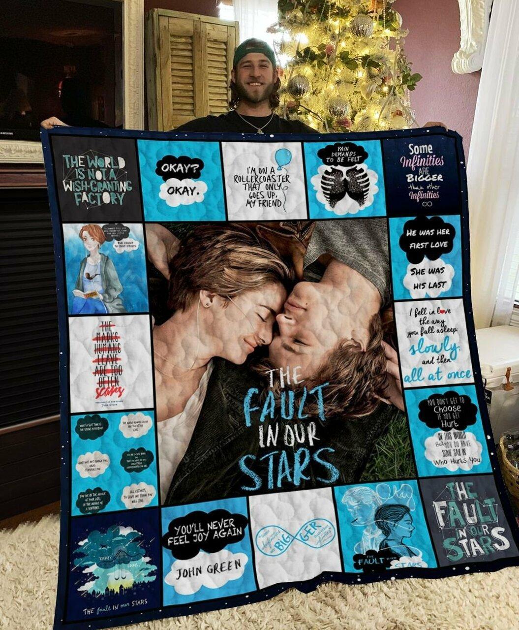 The Fault In Our Stars Poster Quilt Blanket and Home Decor