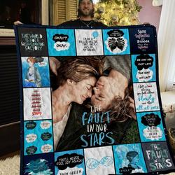The Fault In Our Stars Poster Quilt Blanket and Home Decor