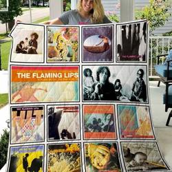 The Flaming Lips Quilt Blanket  Limited Quilt Blanket and Home Decor
