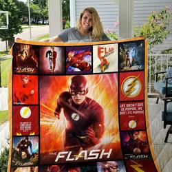 The Flash Quilt Blanket 01 and Home Decor