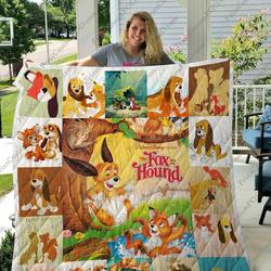The Fox And The Hound Quilt Blanket and Home Decor