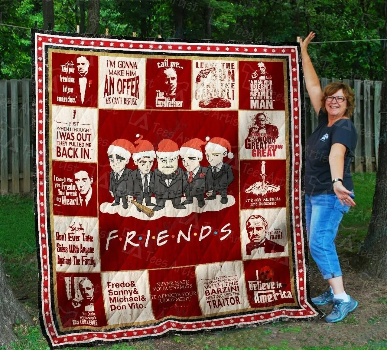 The Godfather Friends Quilt Blanket 01979 and Home Decor