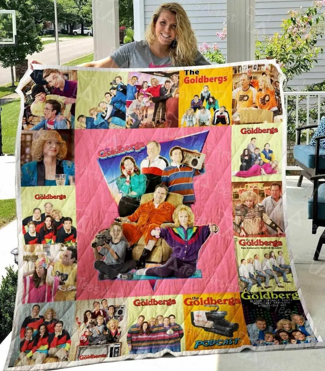 The Goldbergs Blanket Th2906 Quilt and Home Decor