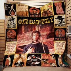 The Good, The Bad And The Ugly Quilt Blanket and Home Decor