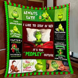 The Grinch All Favorite Quoted Quilt Cc and Home Decor