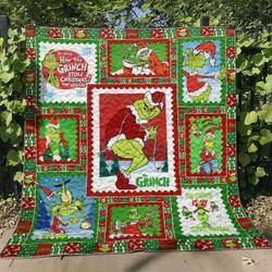 The Grinch Christmas  Premium Quilt Home Decor  Quilt and Home Decor
