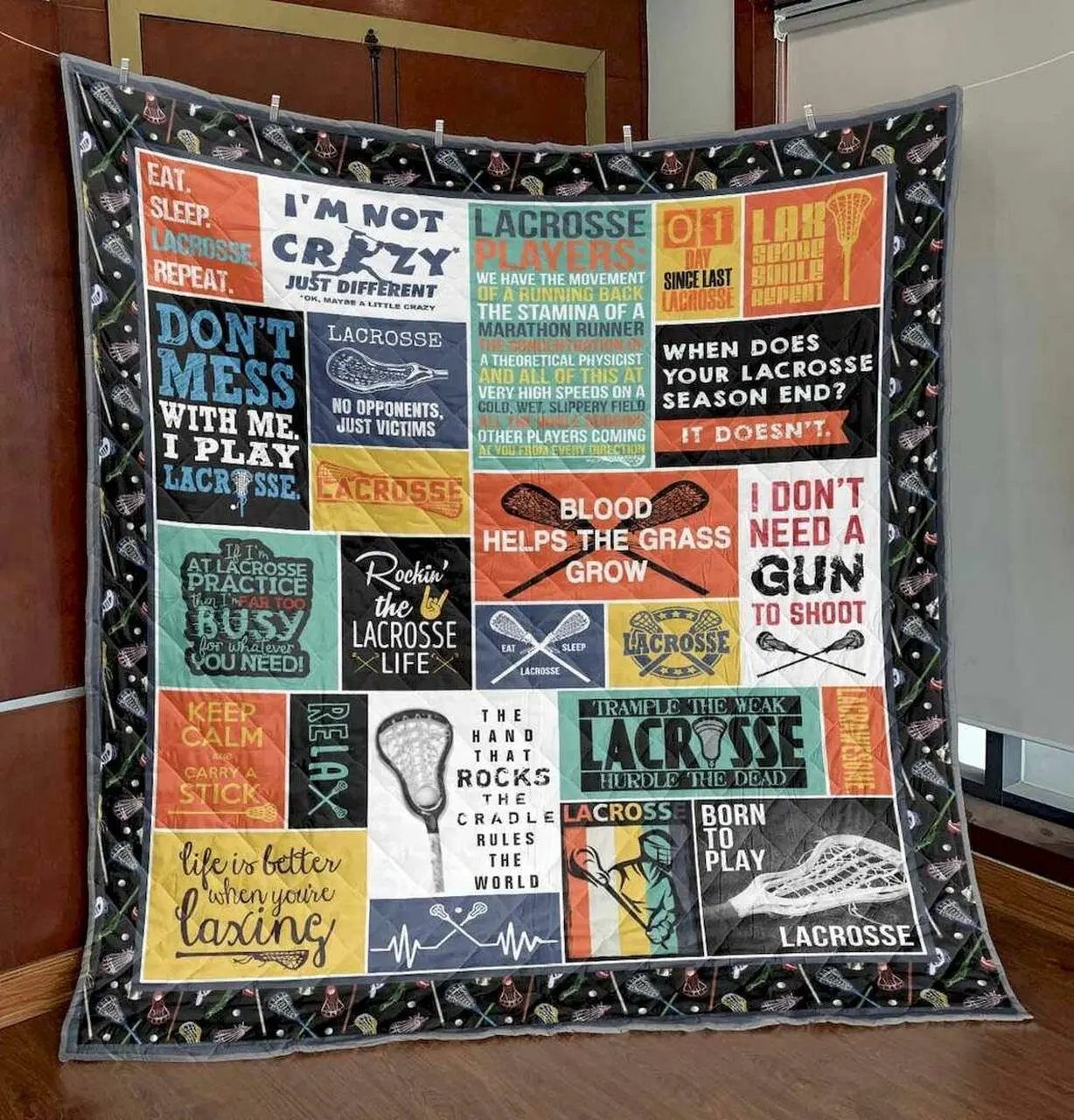 The Hand That Rocks The Cradle Rules The World Pkd2006103 Quilt Blanket and Home Decor