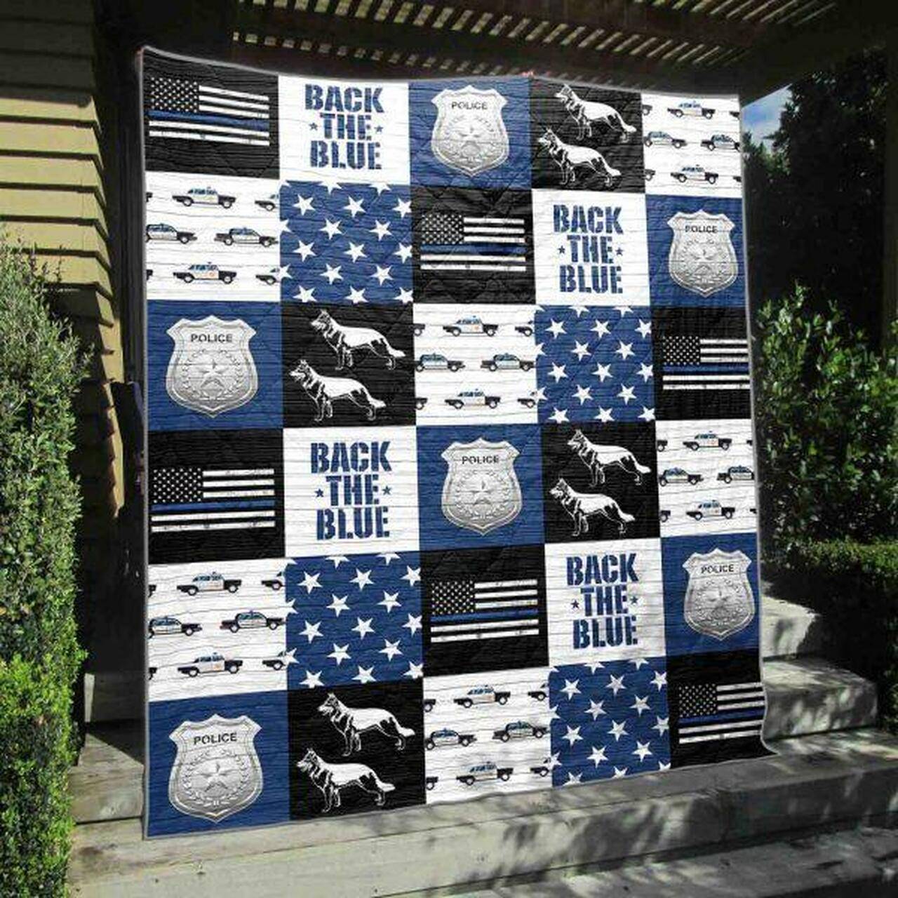 The Heart Behind The Badge Quilt Blanket Aq55 Quilt and Home Decor
