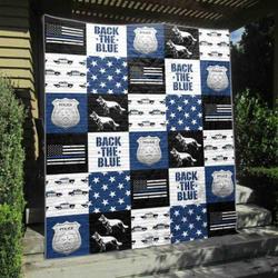 The Heart Behind The Badge Quilt Blanket Aq55  Quilt and Home Decor