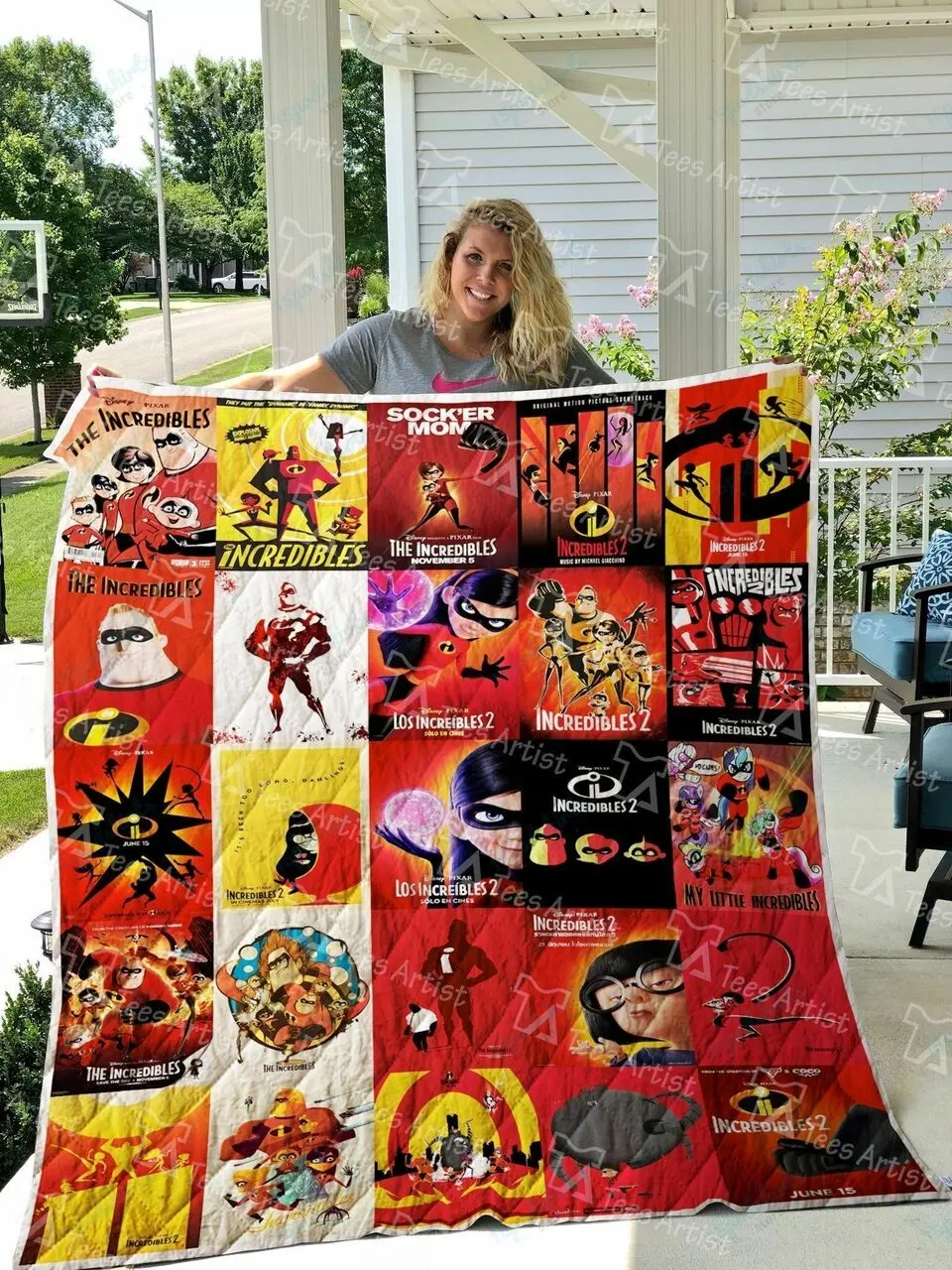 The Incridibles Quilt Blanket 0556 and Home Decor