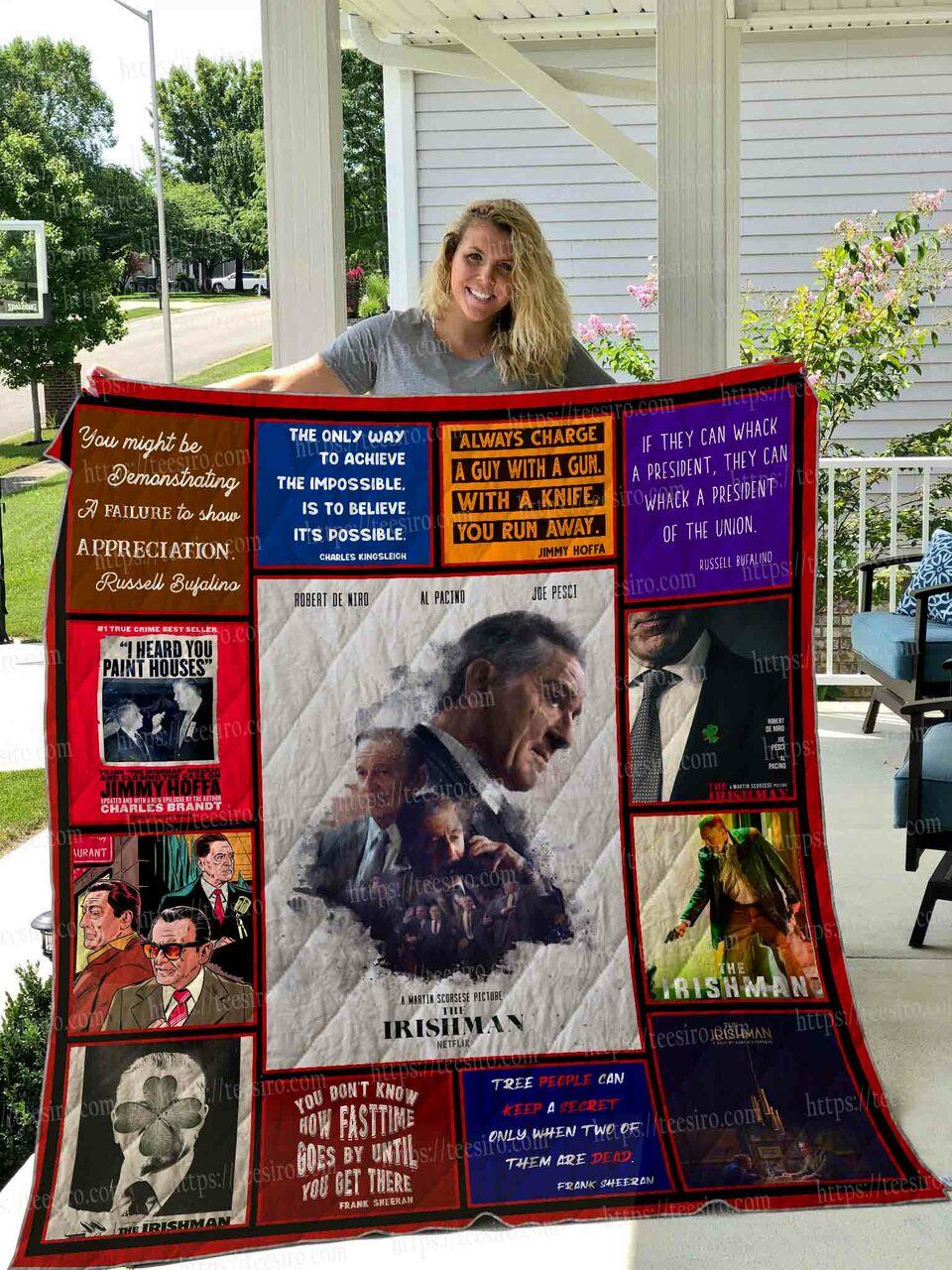 The Irishman Quilt Blanket 01 and Home Decor