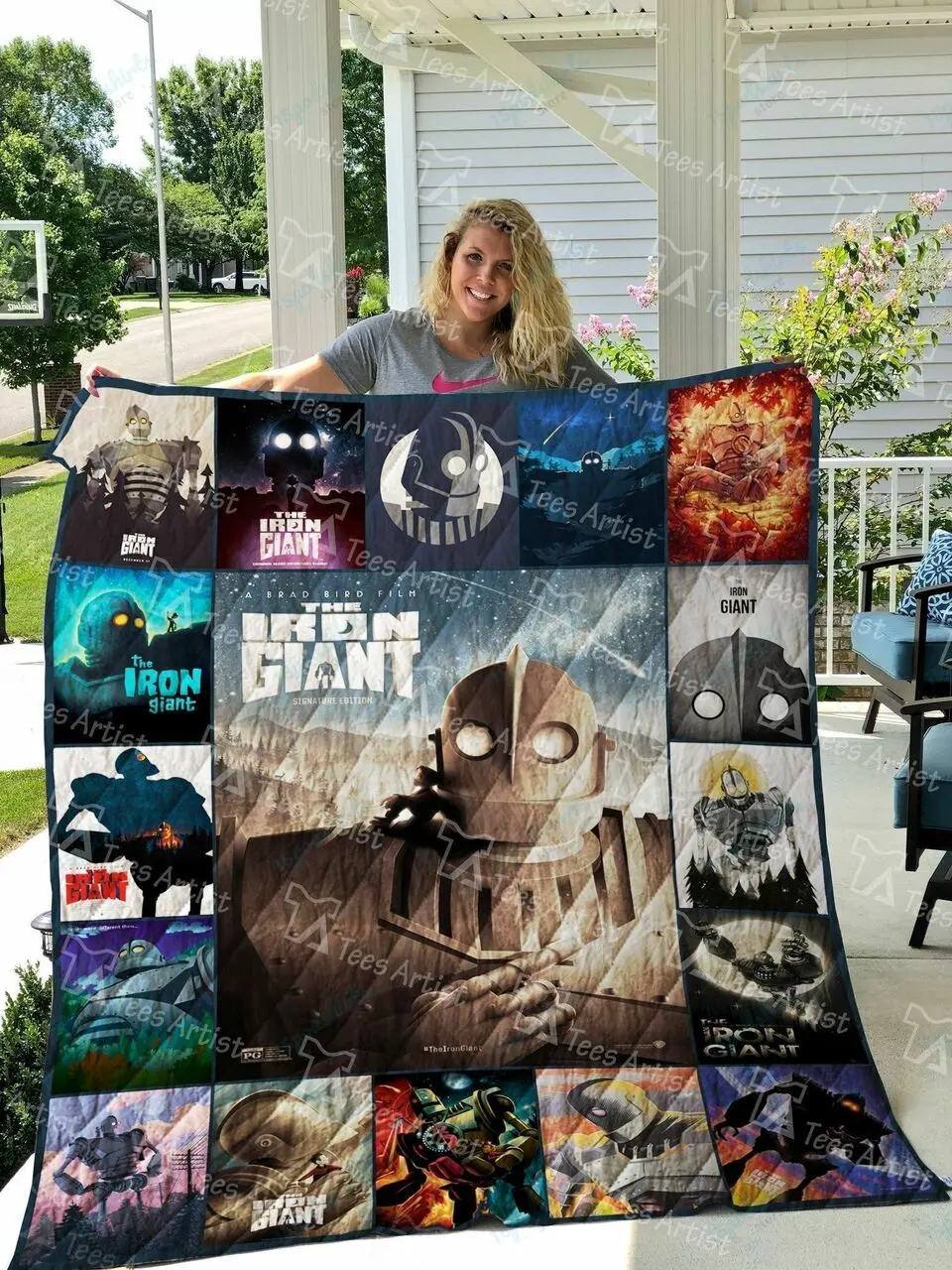 The Iron Giant Quilt Blanket 01863 and Home Decor