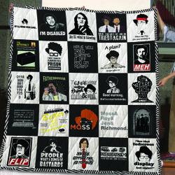 The It Crowd T-Shirt Quilt Blanket      and Home Decor
