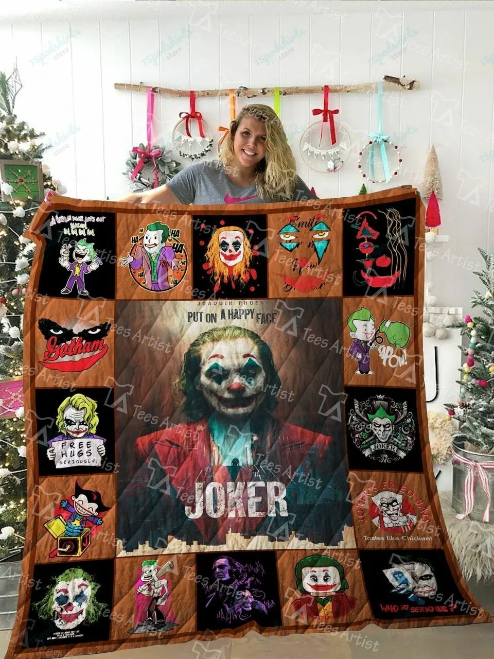 The Joker Quilt Blanket 02283 and Home Decor