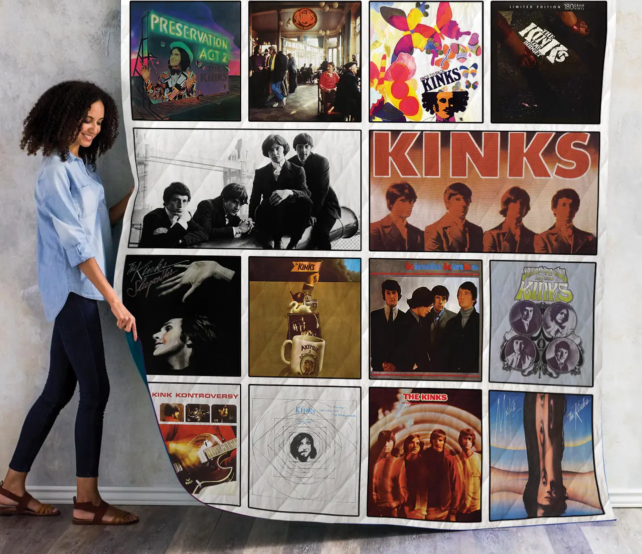 The Kinks Albums Quilt Blanket For Fans Ver 14 and Home Decor