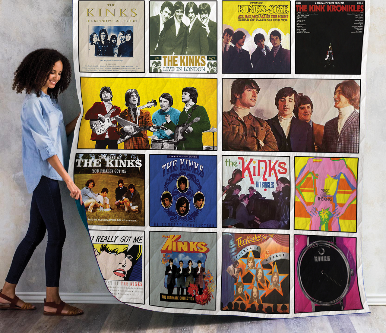 The Kinks Complication Albums Quilt Blanket For Fans Ver 14 and Home Decor