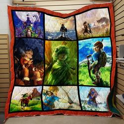 The Legend Of Zelda Fight Quilt V1  Quilt and Home Decor