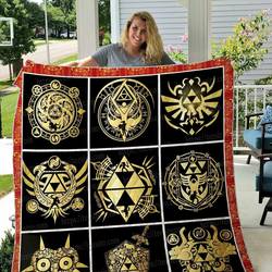 The Legend Of Zelda Quilt Blanket 01 and Home Decor