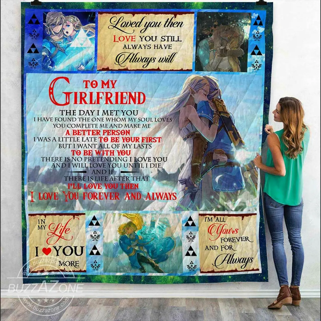 The Legend Of Zelda Quilt Ko and Home Decor