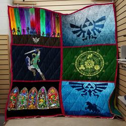 The Legend Of Zelda Quilt V4  Quilt and Home Decor