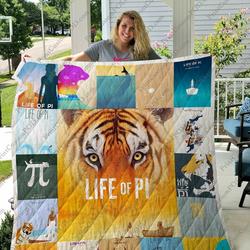 The Life Of Pi Quilt Blanket and Home Decor