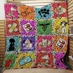 The Life Of Vet Tech 3D Blanket Th1707 Quilt and Home Decor