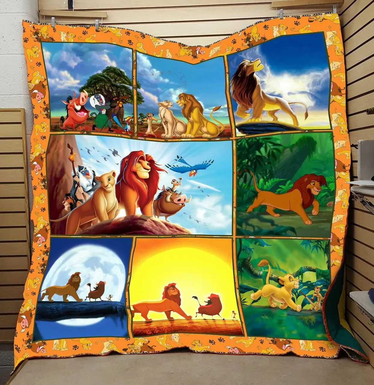 The Lion King Poster Quilt V1 Quilt and Home Decor