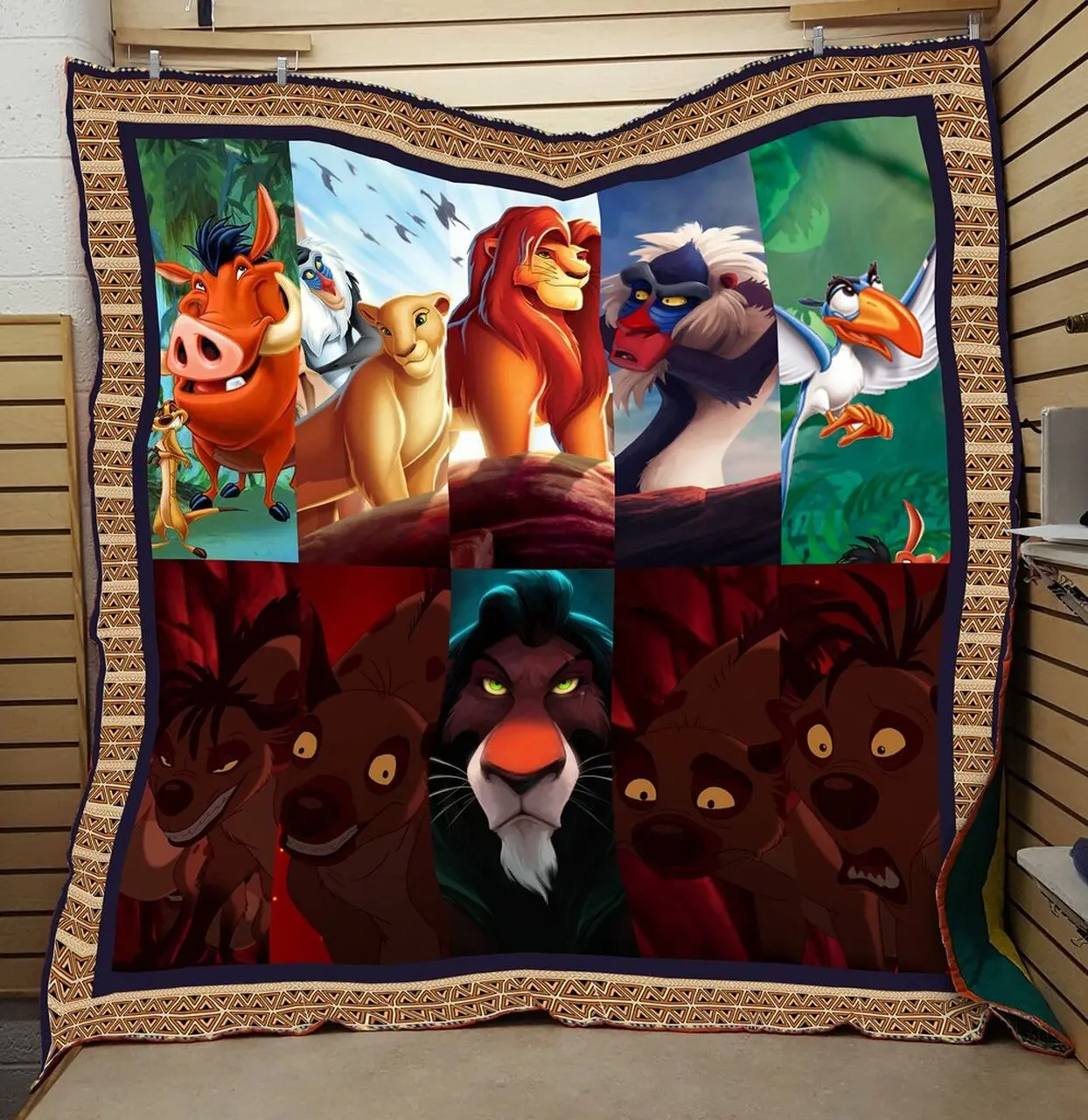 The Lion King Poster Quilt V4 Quilt and Home Decor