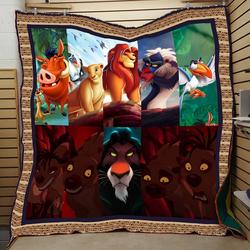 The Lion King Poster Quilt V4  Quilt and Home Decor