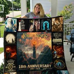 The Lord Of The Rings All Season Plus Size Quilt Blanket and Home Decor