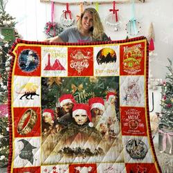 The Lord Of The Rings Quilt Blanket 02252 and Home Decor