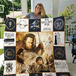 The Lord Of The Rings Quilt Blanket For Fans Ver 17 1 and Home Decor