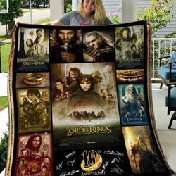 The Lord Of The Rings Quilt Blanket Hvt150606  Quilt and Home Decor