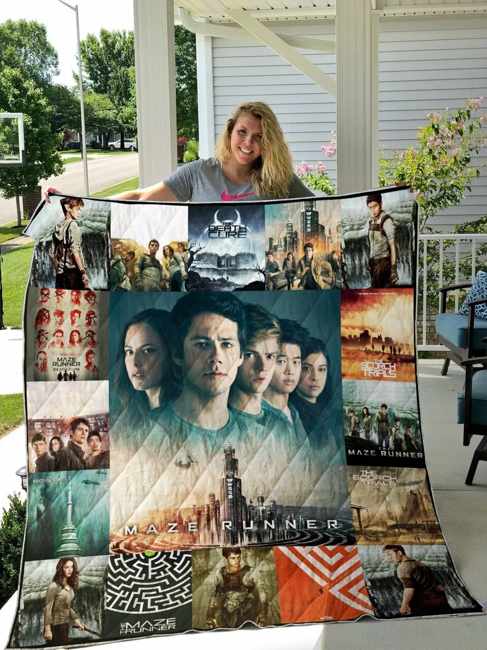 The Maze Runner Quilt Blanket 01 and Home Decor