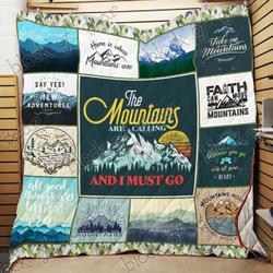 The Mountains Are Calling Hur Quilt ea and Home Decor