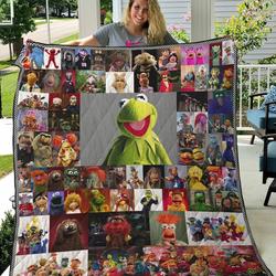 The Muppets Quilt Blanket For Fans and Home Decor