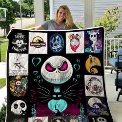 The Nightmare Before Christmas Poster Quilt and Home Decor