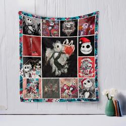 The Nightmare Before Christmas Style 2Quilt Blanket      and Home Decor