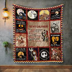 The Nightmare Before Christmas Style 3 Quilt Blanket and Home Decor