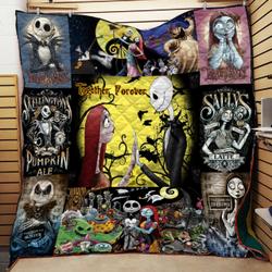 The Nightmare Beforer Christmas Together Forever Quilt and Home Decor