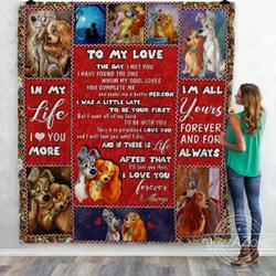 The One Whom My Soul Loves Lady The Tramp Bt Quilt and Home Decor